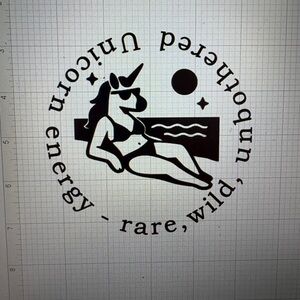 Main Character Unicorn Sticker